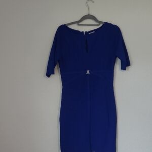 Cache Royal Blue Mini Dress Size Large